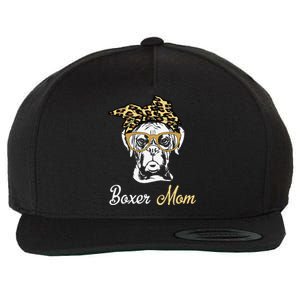 Birthday And MotherS Day Giftboxer Mom Wool Snapback Cap