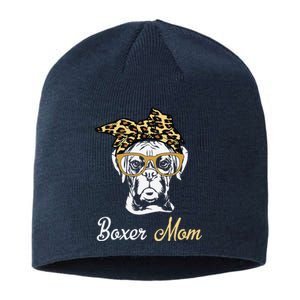 Birthday And MotherS Day Giftboxer Mom Sustainable Beanie