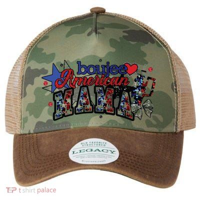 Boujee American Mama Legacy Tie Dye Trucker Hat