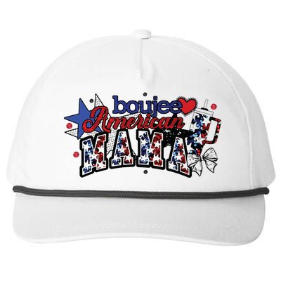 Boujee American Mama Snapback Five-Panel Rope Hat