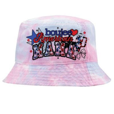 Boujee American Mama Tie-Dyed Bucket Hat