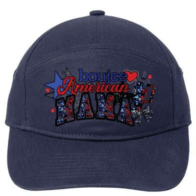 Boujee American Mama 7-Panel Snapback Hat