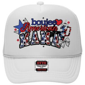 Boujee American Mama High Crown Mesh Back Trucker Hat