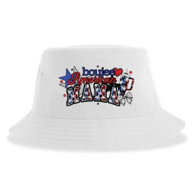 Boujee American Mama Sustainable Bucket Hat