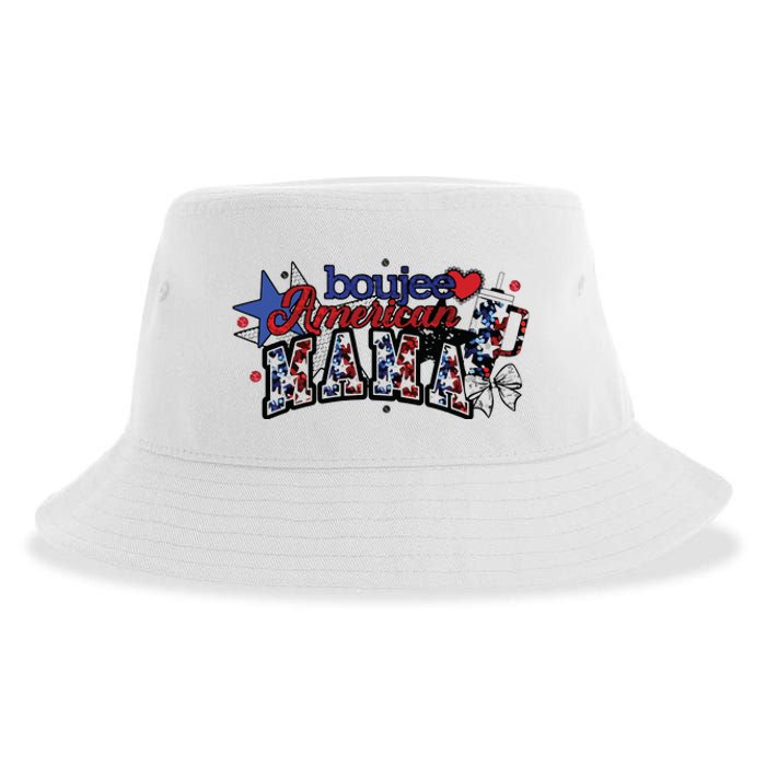 Boujee American Mama Sustainable Bucket Hat