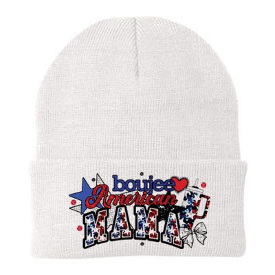 Boujee American Mama Knit Cap Winter Beanie