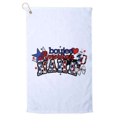Boujee American Mama Golf Towel
