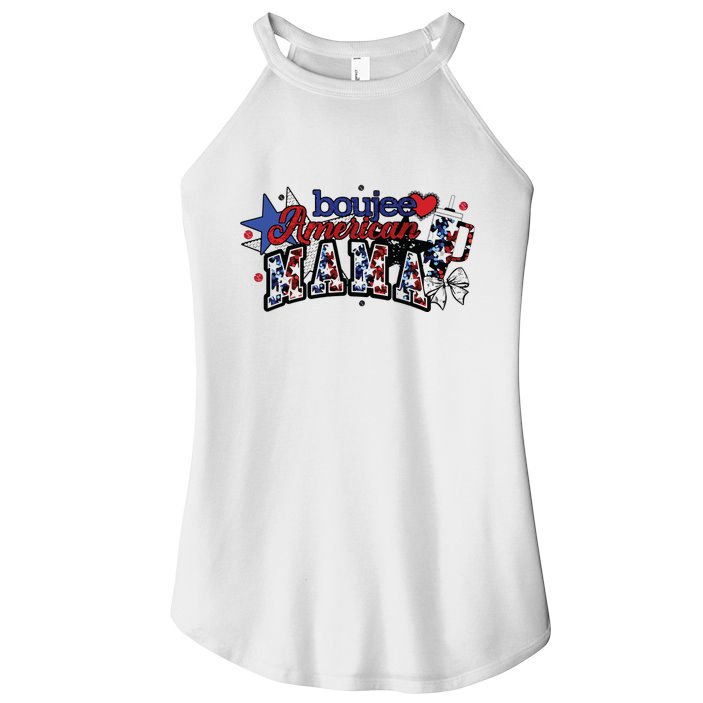 Boujee American Mama Women's Perfect Tri Rocker Tank