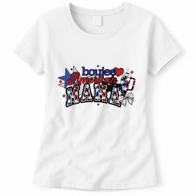 Boujee American Mama Womens T-Shirt