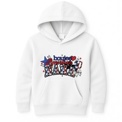 Boujee American Mama Kids Hoodie