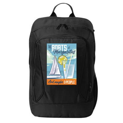 Boats And Margaritas Funny City Backpack