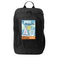 Boats And Margaritas Funny City Backpack