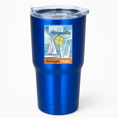 Boats And Margaritas Funny Tumbler