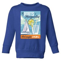 Boats And Margaritas Funny Toddler Sweatshirt