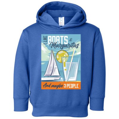 Boats And Margaritas Funny Toddler Hoodie