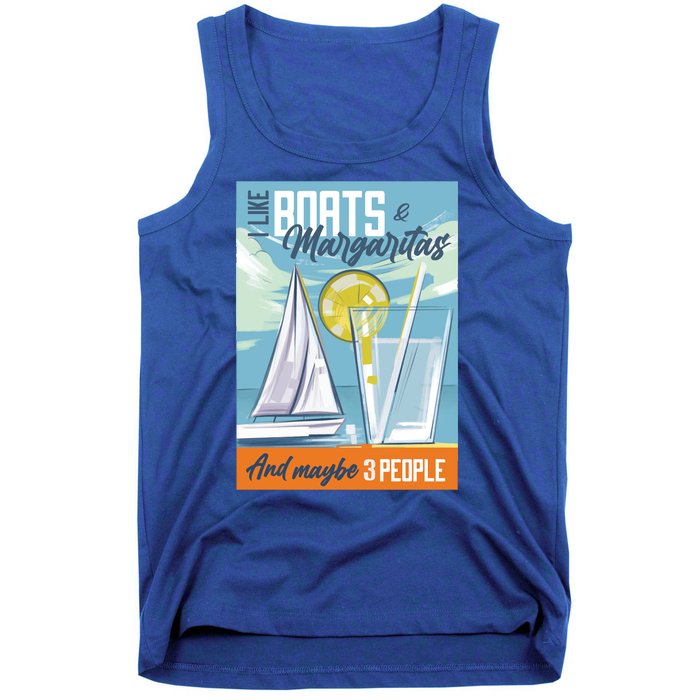 Boats And Margaritas Funny Tank Top