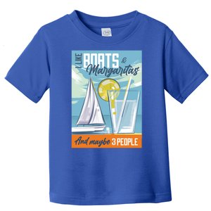 Boats And Margaritas Funny Toddler T-Shirt