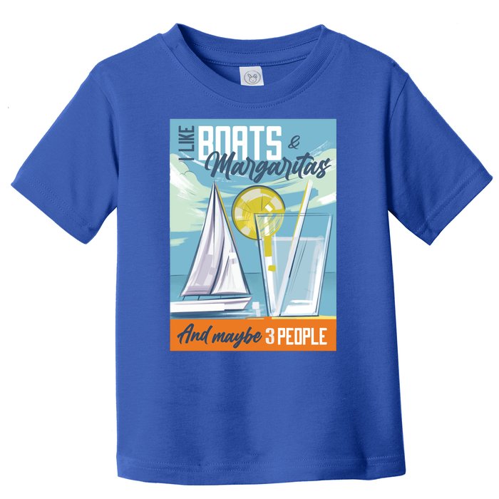 Boats And Margaritas Funny Toddler T-Shirt