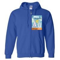 Boats And Margaritas Funny Full Zip Hoodie