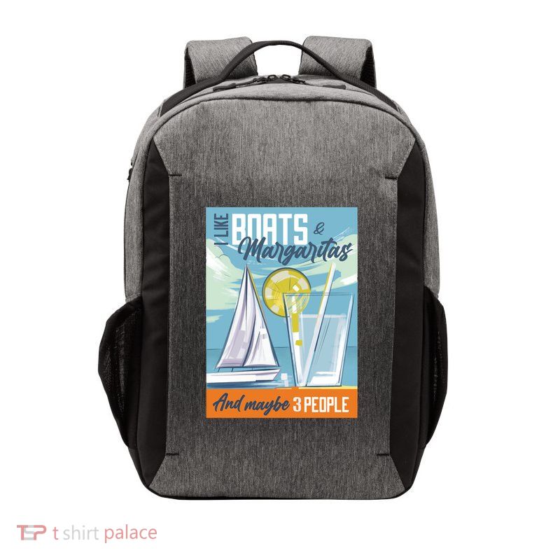 Boats And Margaritas Funny Vector Backpack