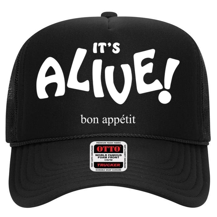 Bon Appetit Merch It’s Alive High Crown Mesh Back Trucker Hat