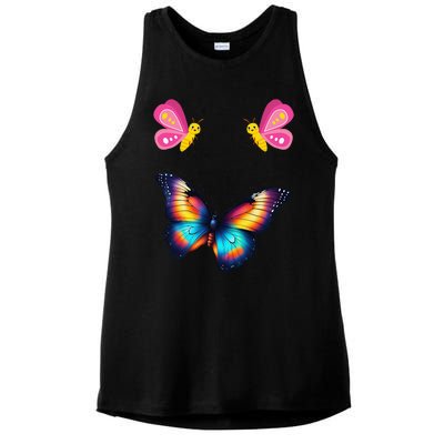 Butterfly And More Ladies PosiCharge Tri-Blend Wicking Tank