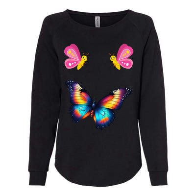 Butterfly And More Womens California Wash Sweatshirt