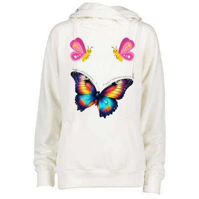 Butterfly And More Womens Funnel Neck Pullover Hood