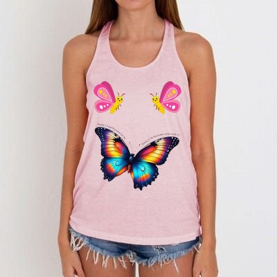 Butterfly And More Women's Knotted Racerback Tank