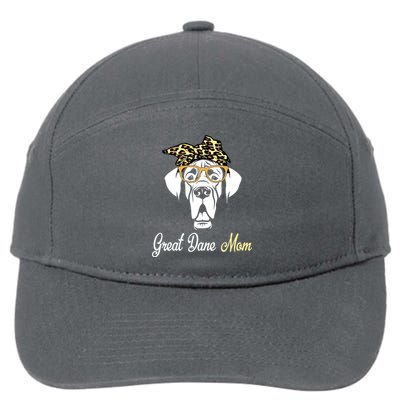 Birthday And Mothers Day Gift Great Dane Mom 7-Panel Snapback Hat
