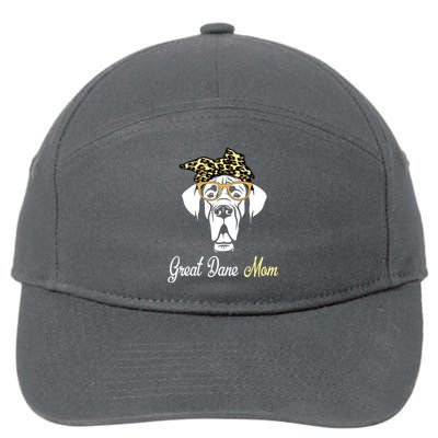 Birthday And Mothers Day Gift Great Dane Mom 7-Panel Snapback Hat