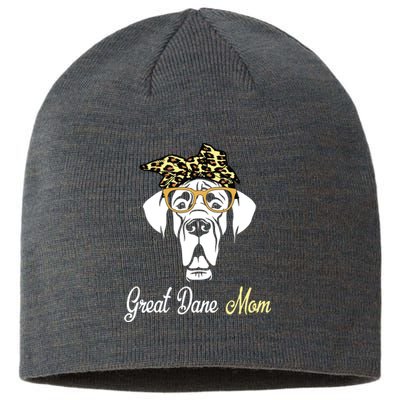 Birthday And Mothers Day Gift Great Dane Mom Sustainable Beanie