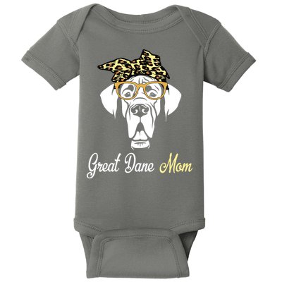 Birthday And Mothers Day Gift Great Dane Mom Baby Bodysuit