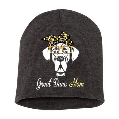 Birthday And Mothers Day Gift Great Dane Mom Short Acrylic Beanie