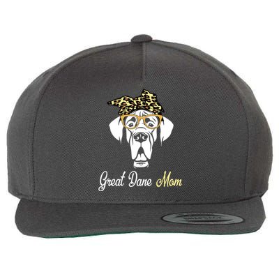 Birthday And Mothers Day Gift Great Dane Mom Wool Snapback Cap