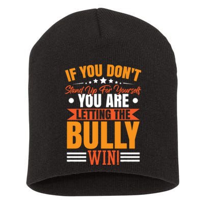 Bully Awareness Month Gift Short Acrylic Beanie