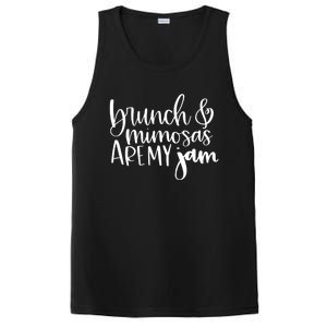 Brunch And Mimosas Are My Jam Funny Brunching And Cocktails Gift PosiCharge Competitor Tank