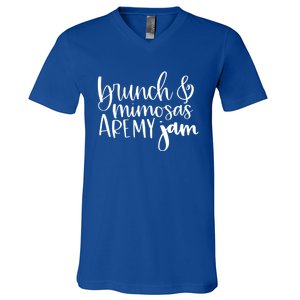 Brunch And Mimosas Are My Jam Funny Brunching And Cocktails Gift V-Neck T-Shirt