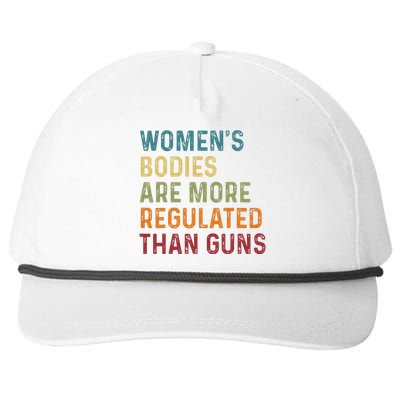 Bodies Are More Regulated Than Guns Feminist Snapback Five-Panel Rope Hat