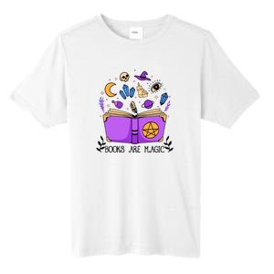 Books Are Magic Halloween Reading Books Gift Cute Reading Tall Fusion ChromaSoft Performance T-Shirt