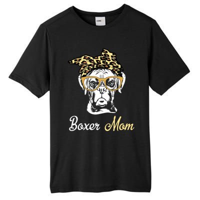 Birthday And Mothers Day Gift Boxer Mom Tall Fusion ChromaSoft Performance T-Shirt