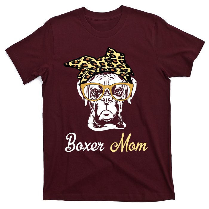 Birthday And Mothers Day Gift Boxer Mom T-Shirt