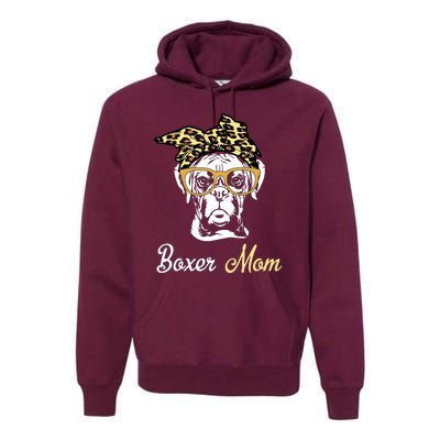 Birthday And Mothers Day Gift Boxer Mom Premium Hoodie