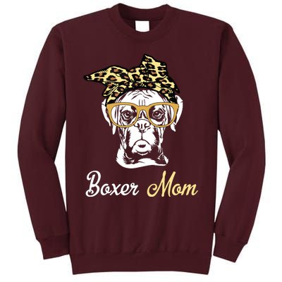 Birthday And Mothers Day Gift Boxer Mom Tall Sweatshirt