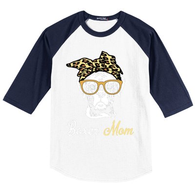 Birthday And Mothers Day Gift Boxer Mom Baseball Sleeve Shirt