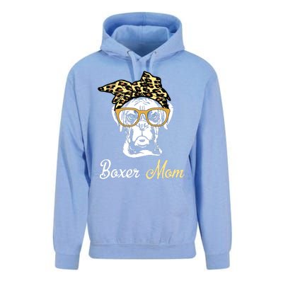 Birthday And Mothers Day Gift Boxer Mom Unisex Surf Hoodie