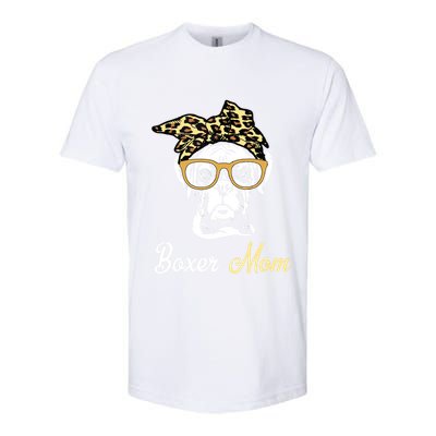 Birthday And Mothers Day Gift Boxer Mom Softstyle CVC T-Shirt