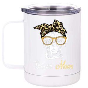 Birthday And Mothers Day Gift Boxer Mom 12 oz Stainless Steel Tumbler Cup