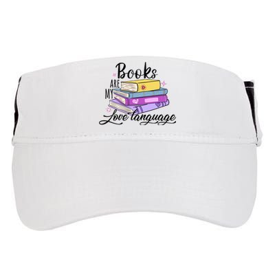 Books Are My Love Language Bookworm Adult Drive Performance Visor