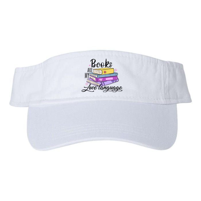 Books Are My Love Language Bookworm Valucap Bio-Washed Visor